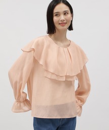 LAKOLE | 2WAYラッフルシアーブラウス / 112533(シャツ/ブラウス)