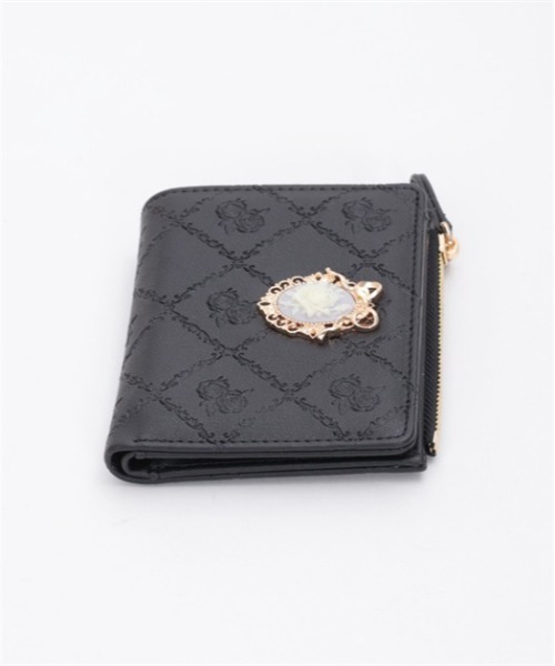 axes femme（アクシーズファム）の「ローズキルト型押しミニ財布（財布・レディース・ピンク/ブラック・FREE）」の16枚目の写真