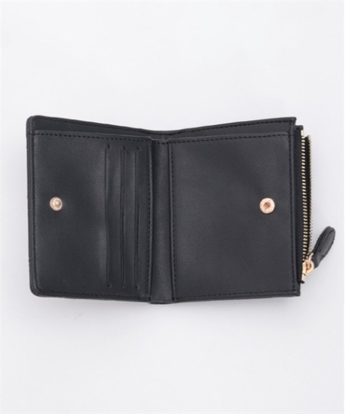 axes femme（アクシーズファム）の「ローズキルト型押しミニ財布（財布・レディース・ピンク/ブラック・FREE）」の10枚目の写真