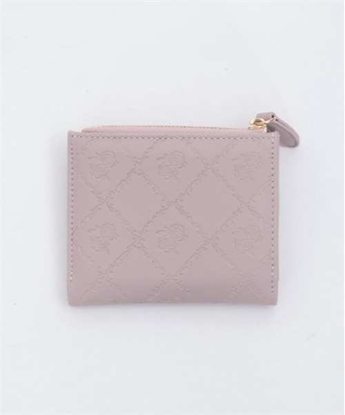 axes femme（アクシーズファム）の「ローズキルト型押しミニ財布（財布・レディース・ピンク/ブラック・FREE）」の14枚目の写真