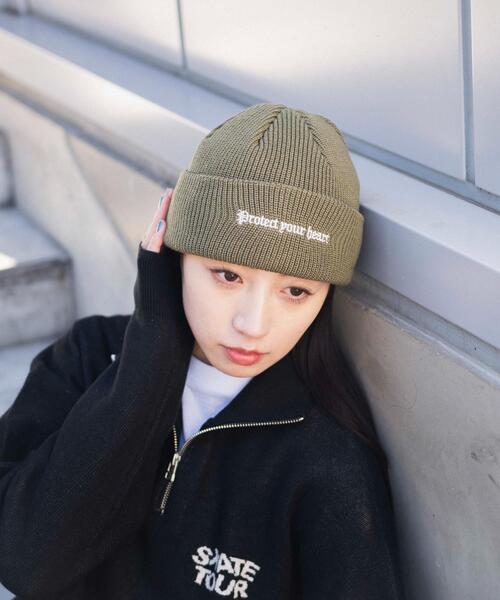 WEGO（ウィゴー）の「WEGO/ロゴショートビーニー（ニットキャップ/ビーニー・レディース・ブラック/カーキ/ライトグレー/その他1/その他2/ライトピンク/ブラック系その他/杢グレー/その他4/ダークグレー/その他3/ブラウン/レッド・FREE）」の20枚目の写真