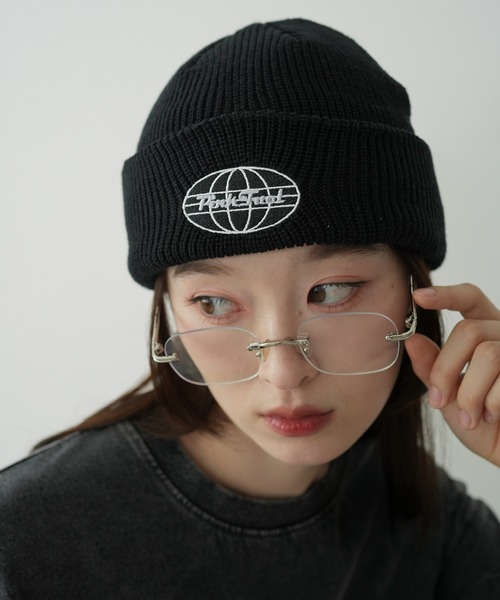 WEGO（ウィゴー）の「WEGO/ロゴショートビーニー（ニットキャップ/ビーニー・レディース・ブラック/カーキ/ライトグレー/その他1/その他2/ライトピンク/ブラック系その他/杢グレー/その他4/ダークグレー/その他3/ブラウン/レッド・FREE）」の12枚目の写真