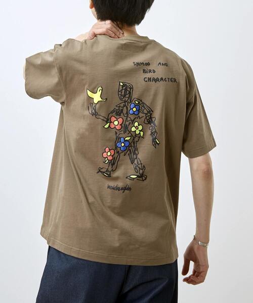MEN'S MELROSE(メンズメルローズ)の「《別注》【MASTER FRAME/マスターフレーム】MARK GONZALES ARTWORK COLLECTION Tシャツ(Tシャツ/カットソー・メンズ・ホワイト/ホワイト系その他/ブルー/ブラウン/ブラウン系その他/ホワイト系その他2/ホワイト系その他3/ブルー系その他・1/2/3/4)」の1枚目の写真