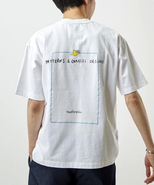 MEN'S MELROSE(メンズメルローズ)の「《別注》【MASTER FRAME/マスターフレーム】MARK GONZALES ARTWORK COLLECTION Tシャツ(Tシャツ/カットソー・メンズ・ホワイト/ホワイト系その他/ブルー/ブラウン/ブラウン系その他/ホワイト系その他2/ホワイト系その他3/ブルー系その他・1/2/3/4)」の2枚目の写真