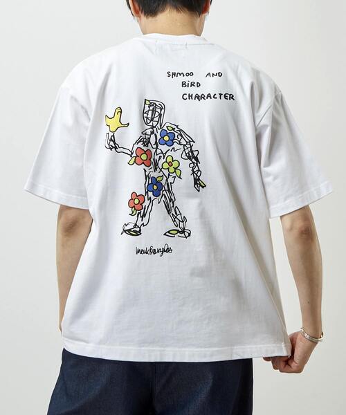 MEN'S MELROSE(メンズメルローズ)の「《別注》【MASTER FRAME/マスターフレーム】MARK GONZALES ARTWORK COLLECTION Tシャツ(Tシャツ/カットソー・メンズ・ホワイト/ホワイト系その他/ブルー/ブラウン/ブラウン系その他/ホワイト系その他2/ホワイト系その他3/ブルー系その他・1/2/3/4)」の4枚目の写真