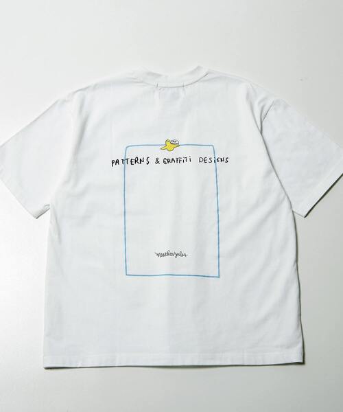 MEN'S MELROSE(メンズメルローズ)の「《別注》【MASTER FRAME/マスターフレーム】MARK GONZALES ARTWORK COLLECTION Tシャツ(Tシャツ/カットソー・メンズ・ホワイト/ホワイト系その他/ブルー/ブラウン/ブラウン系その他/ホワイト系その他2/ホワイト系その他3/ブルー系その他・1/2/3/4)」の14枚目の写真
