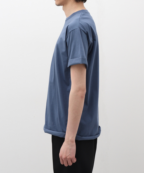 EDIFICE（エディフィス）の「ガスコットン BAR-TACK Tシャツ（Tシャツ/カットソー・メンズ・ベージュ/カーキ/ブルー/ブラック系その他・LARGE/MEDIUM）」の7枚目の写真