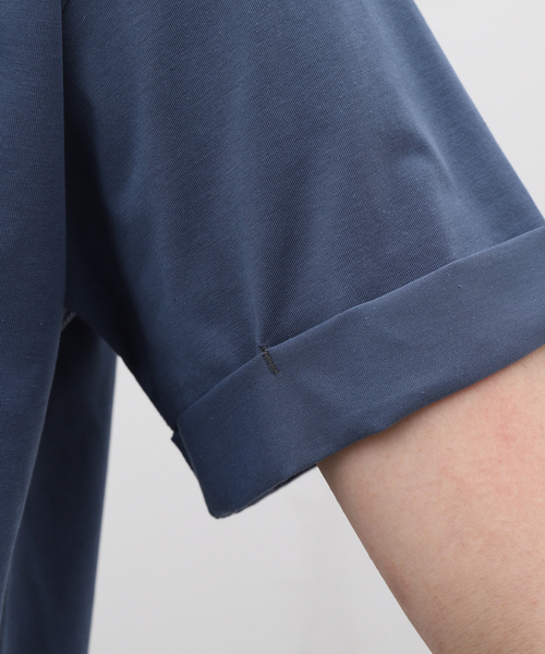 EDIFICE（エディフィス）の「ガスコットン BAR-TACK Tシャツ（Tシャツ/カットソー・メンズ・ベージュ/カーキ/ブルー/ブラック系その他・LARGE/MEDIUM）」の13枚目の写真