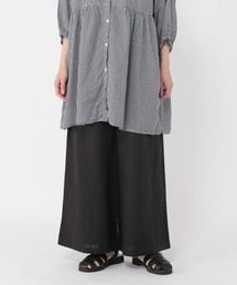 studio CLIP | リネン100タックワイドパンツ[プチ・プラスサイズあり](その他パンツ)