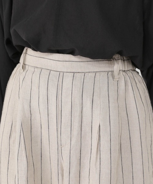 studio CLIP（スタディオクリップ）の「リネン100タックワイドパンツ[プチ・プラスサイズあり]（その他パンツ・レディース・ブラック/その他1/その他2/その他3・MEDIUM/LARGE/PF/ﾌﾘｰ(L)）」の13枚目の写真