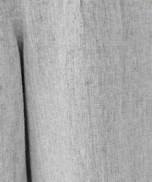 studio CLIP（スタディオクリップ）の「リネン100タックワイドパンツ[プチ・プラスサイズあり]（その他パンツ・レディース・ブラック/その他1/その他2/その他3・MEDIUM/LARGE/PF/ﾌﾘｰ(L)）」の7枚目の写真