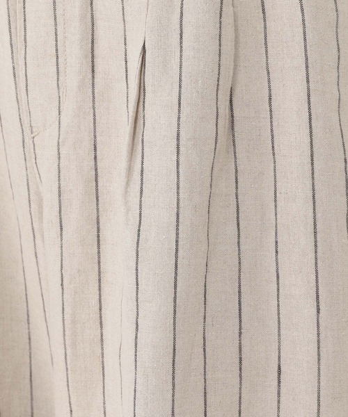 studio CLIP（スタディオクリップ）の「リネン100タックワイドパンツ[プチ・プラスサイズあり]（その他パンツ・レディース・ブラック/その他1/その他2/その他3・MEDIUM/LARGE/PF/ﾌﾘｰ(L)）」の9枚目の写真