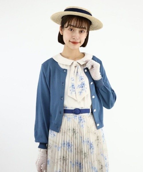 an another angelus(アンアナザーアンジェラス)の「アイビーローズスカーフタイ付きブラウス(シャツ/ブラウス・レディース・オフホワイト/アイボリー・FREE)」の20枚目の写真