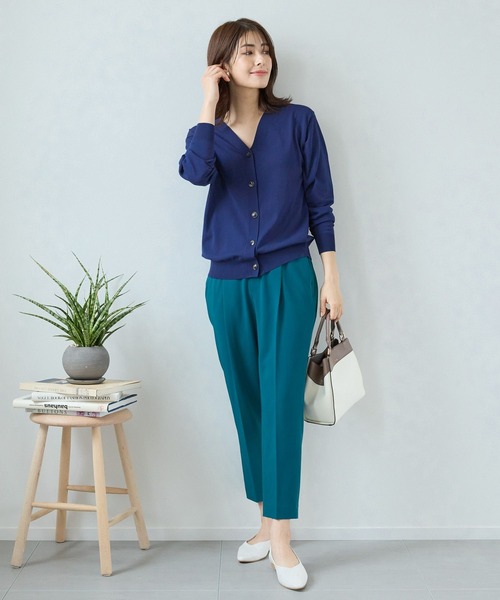 Elura(エルーラ)の「夏ラクテーパードパンツ/107169(その他パンツ・レディース・ホワイト/ベージュ/ブラック/グリーン系その他4・SMALL/MEDIUM/LARGE/X-LARGE)」の5枚目の写真