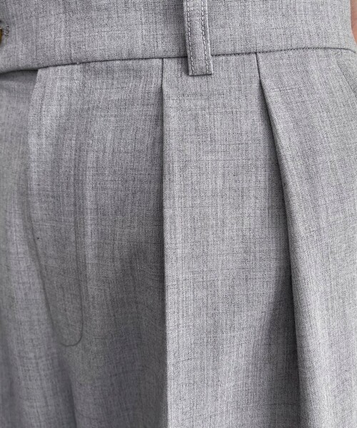 fredy emue（フレディエミュ）の「2タックスラックス【レングス長め丈あり】（スラックス・レディース・グレー/ベージュ/ブラック・39/38/36）」の19枚目の写真