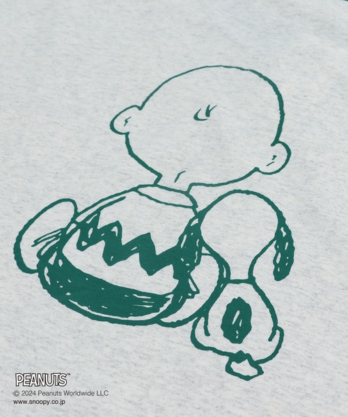 PEANUTS(ピーナッツ)の「PEANUTS / ピーナッツ スヌーピー ユニ半袖Tシャツ(Tシャツ/カットソー・メンズ・C/D/A/B・S/M/L)」の9枚目の写真