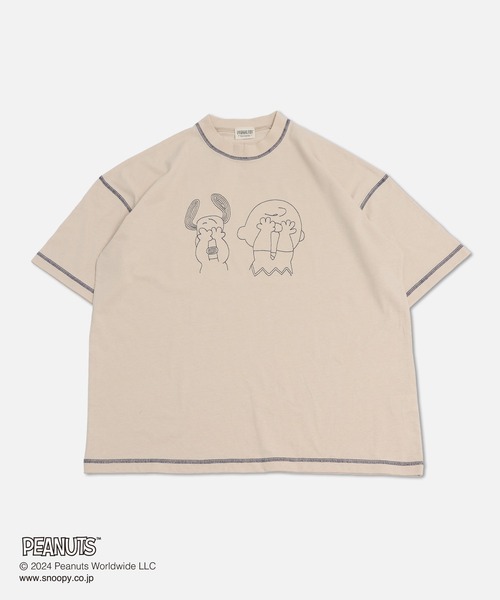 PEANUTS(ピーナッツ)の「PEANUTS / ピーナッツ スヌーピー ユニ半袖Tシャツ(Tシャツ/カットソー・メンズ・C/D/A/B・S/M/L)」の15枚目の写真