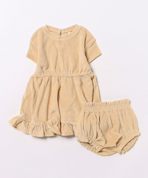 【セール】★Quincy Mae★TERRY DRESS SET | BLUSH（その他ベビー用品）｜Quincy Mae（クインシーメイ）