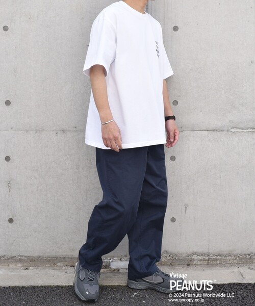 PEANUTS(ピーナッツ)の「SHIPS any: SNOOPY コラボ カルチャー グラフィック バック プリント Tシャツ◇(Tシャツ/カットソー・メンズ・ホワイト系/ホワイト/ライトホワイト・MEDIUM/LARGE/X-LARGE)」の12枚目の写真