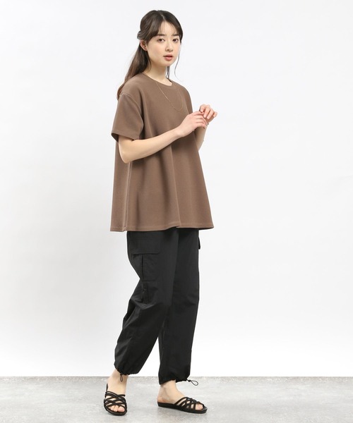 GLOBAL WORK Smile Seed Store（グローバルワーク スマイルシードストア）の「撥水UVライトカーゴパンツ/100829（カーゴパンツ・レディース・ダークカーキ/ブラック/アイボリー/ベージュ・SMALL/MEDIUM/LARGE/X-LARGE）」の11枚目の写真