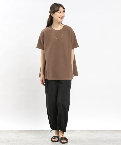 GLOBAL WORK Smile Seed Store（グローバルワーク スマイルシードストア）の「撥水UVライトカーゴパンツ/100829（カーゴパンツ・レディース・ダークカーキ/ブラック/アイボリー/ベージュ・SMALL/MEDIUM/LARGE/X-LARGE）」の12枚目の写真