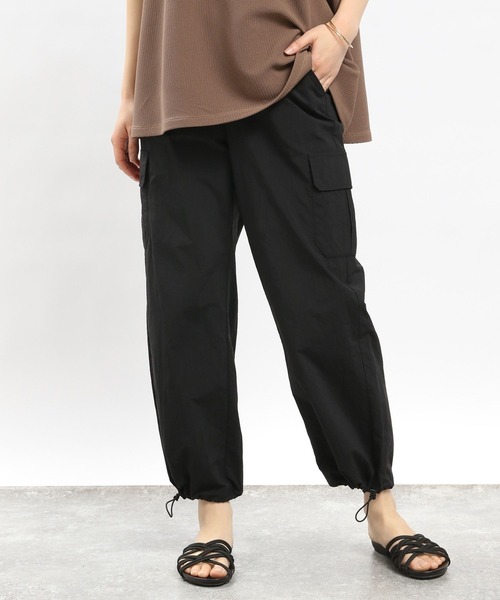 GLOBAL WORK Smile Seed Store（グローバルワーク スマイルシードストア）の「撥水UVライトカーゴパンツ/100829（カーゴパンツ・レディース・ダークカーキ/ブラック/アイボリー/ベージュ・SMALL/MEDIUM/LARGE/X-LARGE）」の15枚目の写真