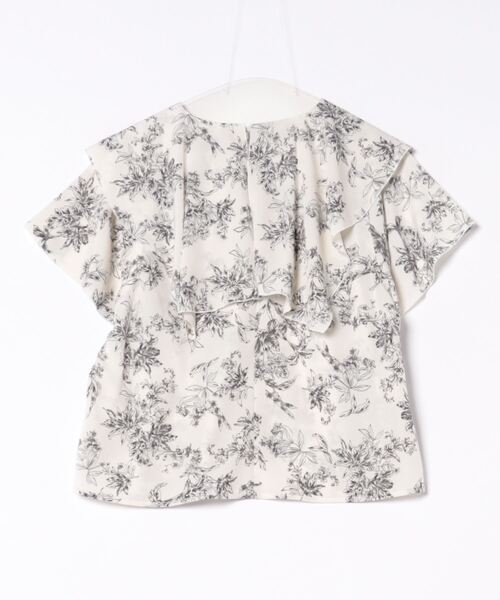 【セール】フリルスリーブ花柄ブラウス（シャツ/ブラウス）｜12Twelve Agenda（トゥエルブ アジェンダ）