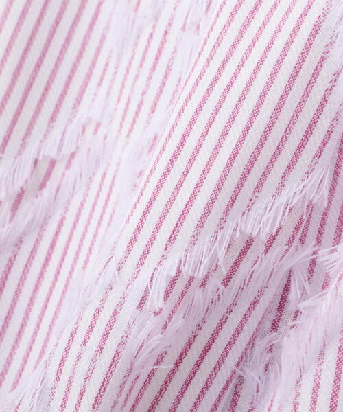 N.（N. Natural Beauty Basic）（エヌエヌナチュラルビューティーベーシック）の「◆ストライプラッフルブラウス（シャツ/ブラウス・レディース・ピンク系その他/ブルー系その他・MEDIUM）」の16枚目の写真