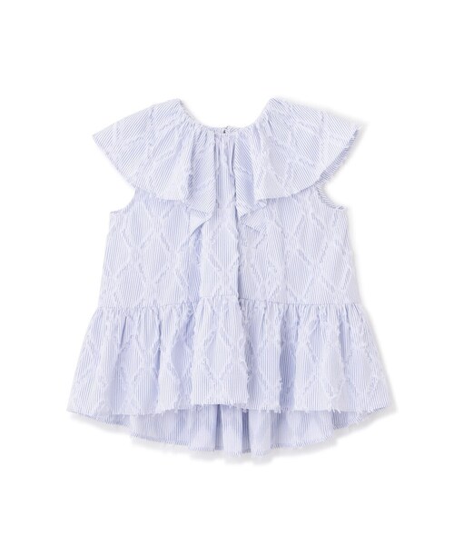 N.（N. Natural Beauty Basic）（エヌエヌナチュラルビューティーベーシック）の「◆ストライプラッフルブラウス（シャツ/ブラウス・レディース・ピンク系その他/ブルー系その他・MEDIUM）」の19枚目の写真