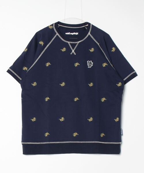 My sugar Babe(マイシュガーベイブ)の「msb patch flower embroidery pattern short sleeve sweat(Tシャツ/カットソー・メンズ・杢グレー/ネイビー・MEDIUM/LARGE/X-LARGE)」の8枚目の写真