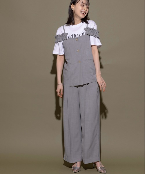 Eimee Law（エイミーロウ）の「フリルショルダービスチェ