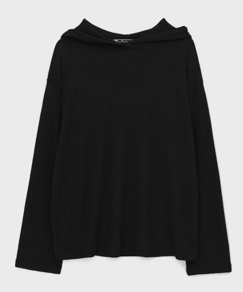 BLACKUP（ブラックアップ）の「[MADE] ネイティシースルーフーディTシャツ（Tシャツ/カットソー・レディース・クリーム/ブラック/ブラウン・FREE）」の15枚目の写真