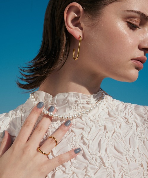 CENE(セネ)の「【CENE】セネ/ブリッジリング(リング・レディース・シルバー/ゴールド・MEDIUM)」の5枚目の写真