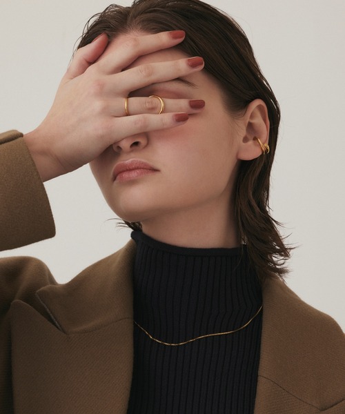 CENE(セネ)の「【CENE】セネ/ブリッジリング(リング・レディース・シルバー/ゴールド・MEDIUM)」の6枚目の写真