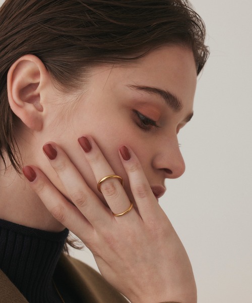 CENE(セネ)の「【CENE】セネ/ブリッジリング(リング・レディース・シルバー/ゴールド・MEDIUM)」の7枚目の写真