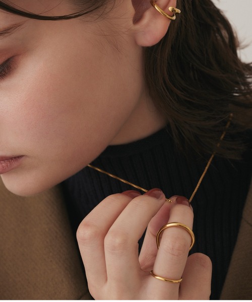 CENE(セネ)の「【CENE】セネ/ブリッジリング(リング・レディース・シルバー/ゴールド・MEDIUM)」の10枚目の写真