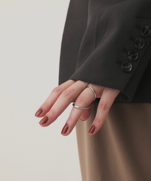 CENE(セネ)の「【CENE】セネ/ブリッジリング(リング・レディース・シルバー/ゴールド・MEDIUM)」の15枚目の写真