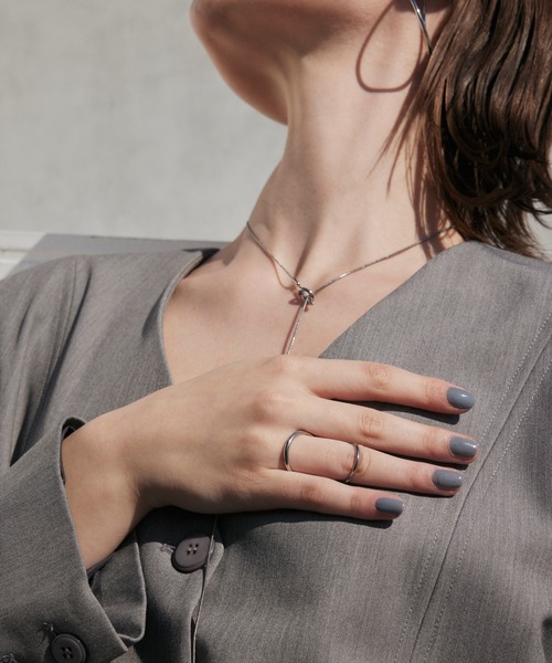 CENE(セネ)の「【CENE】セネ/ブリッジリング(リング・レディース・シルバー/ゴールド・MEDIUM)」の18枚目の写真