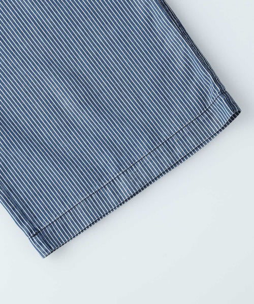 BACK NUMBER(バックナンバー)の「BACK NUMBER(バックナンバー)接触冷感ヒッコリーワイドパンツ(その他パンツ・レディース・ブルー・L/M/S)」の3枚目の写真