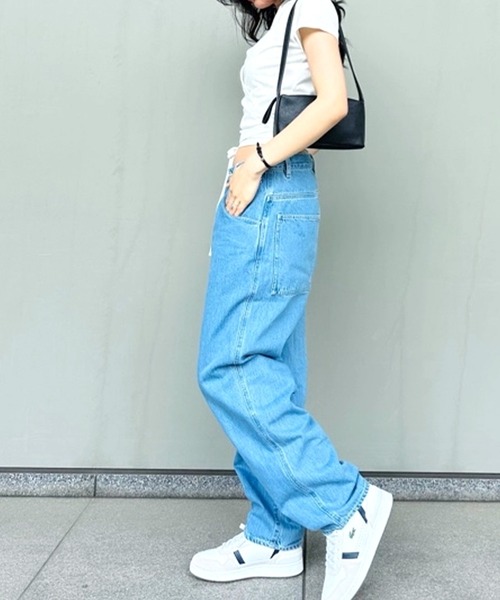 セール】ハイストレッチ 鹿の子 ラップフロント クロップド丈