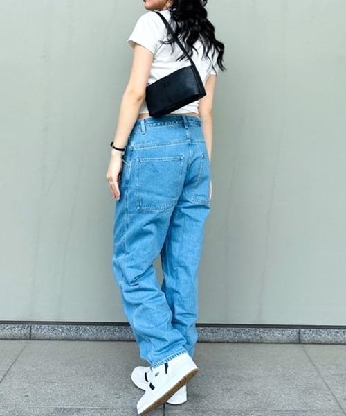 LACOSTE(ラコステ)の「ハイストレッチ 鹿の子 ラップフロント クロップド丈半袖ポロシャツ(ポロシャツ・レディース・ホワイト/ブラック・34/36/38/40)」の9枚目の写真