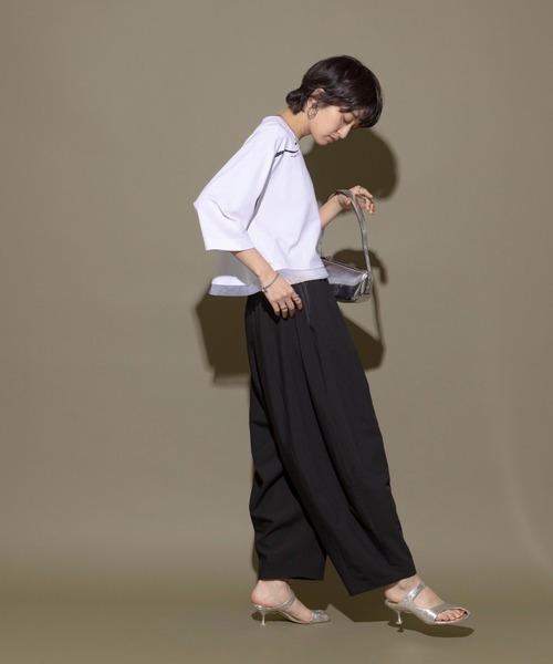 Eimee Law(エイミーロウ)の「ボリュームコクーンパンツ(その他パンツ・レディース・ライトグレー/ブラック/ライトカーキ・38)」の6枚目の写真