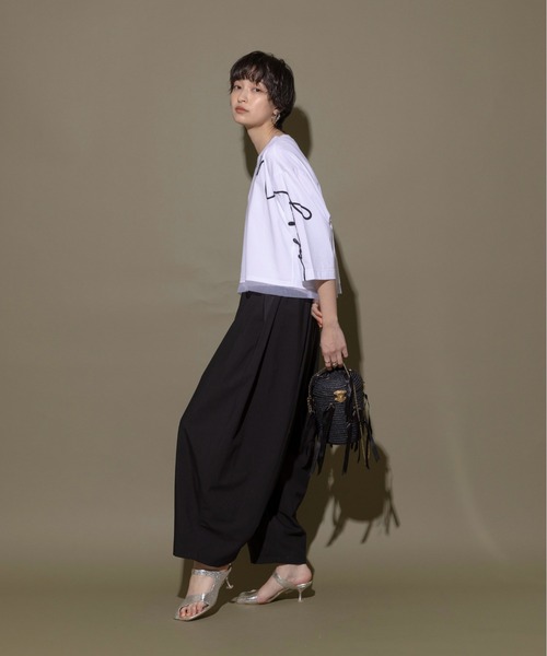 Eimee Law(エイミーロウ)の「ボリュームコクーンパンツ(その他パンツ・レディース・ライトグレー/ブラック/ライトカーキ・38)」の8枚目の写真