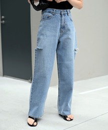 Marient | スリットデニムPT2/パンツ(デニムパンツ)