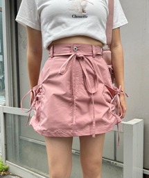 サイドドロストミニスカパン