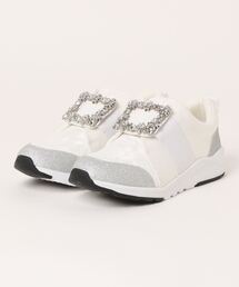 ALETTA（アレッタ）の「軽量 きらめき ビジュースニーカー（スニーカー）」