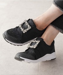 ALETTA（アレッタ）の「軽量 きらめき ビジュースニーカー（スニーカー）」