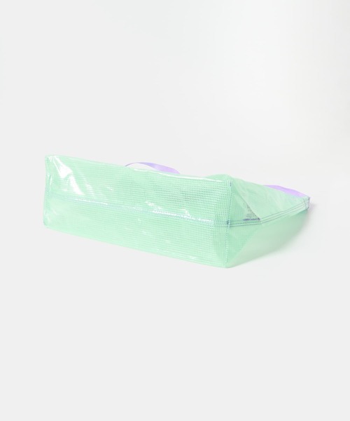 URBAN RESEARCH Sonny Label（アーバンリサーチサニーレーベル）の「ビッグプールバッグ（トートバッグ・レディース・イエロー/ライトブルー/ホワイト・ONE）」の12枚目の写真