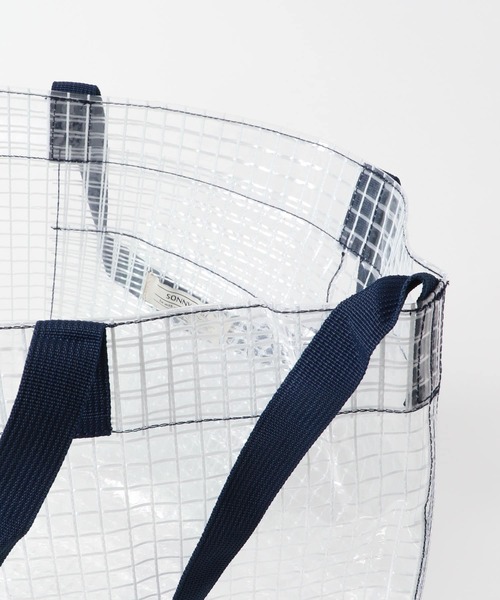 URBAN RESEARCH Sonny Label（アーバンリサーチサニーレーベル）の「ビッグプールバッグ（トートバッグ・レディース・イエロー/ライトブルー/ホワイト・ONE）」の16枚目の写真