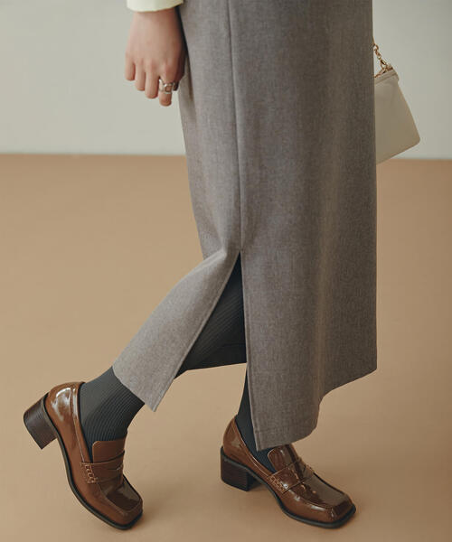 N.(N. Natural Beauty Basic)(エヌエヌナチュラルビューティーベーシック)の「◆ヒールローファー(ローファー・レディース・ブラック/ブラウン・22.5/24.5/23.5)」の14枚目の写真